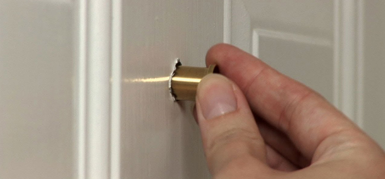 peephole door repair in Mountain View